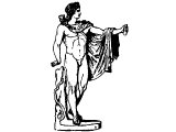 Coin showing Apollo